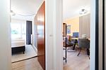 Wohnzimmer - Beach Apartment 7 mit Balkon, Gemeinschaftssauna und Grillplatz - Top-Hundeurlaub