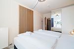 Schlafzimmer - Beach Apartment 7 mit Balkon, Gemeinschaftssauna und Grillplatz - Top-Hundeurlaub