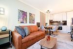 Wohnzimmer - Beach Apartment 5 mit Balkon, Gemeinschaftssauna und Grillplatz - Top-Hundeurlaub