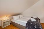 Schlafzimmer - Villa Seeland App. 07 nur 100 Meter zum Strand mit Dusche - Top-Hundeurlaub