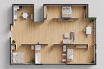 Grundriss - Villa Seeland App. 08 nur 100 Meter zum Strand - Top-Hundeurlaub