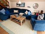 Wohnzimmer - Haus Leevje - Top-Hundeurlaub