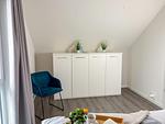 Schlafzimmer - Inselblick (E014) - Top-Hundeurlaub