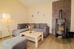 Wohnzimmer - Ferienhaus  Mellumplate 20 - Top-Hundeurlaub