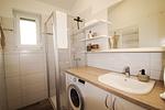 Badezimmer - Ferienhaus  Mellumplate 20 - Top-Hundeurlaub