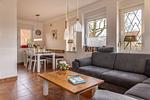 Wohnzimmer - Ferienwohnung Gartenland C2 - Top-Hundeurlaub