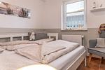 Schlafzimmer - Ferienwohnung Gartenland C2 - Top-Hundeurlaub
