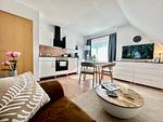 Wohnzimmer - Ferienwohnung 5 - Top-Hundeurlaub