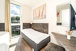 2. Schlafzimmer mit 2 Einzelbetten - Promenadenvilla 03 Wohnung 07 - Top-Hundeurlaub