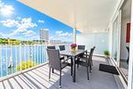 Balkon mit Ausblick - Promenadenvilla 03 Wohnung 07 - Top-Hundeurlaub