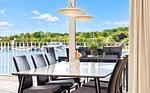 Essbereich mit Ausblick - Promenadenvilla 03 Wohnung 07 - Top-Hundeurlaub