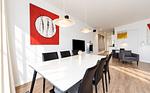 Essbereich mit Blick zur Küche - Promenadenvilla 03 Wohnung 07 - Top-Hundeurlaub