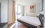 2. Schlafzimmer mit Doppelbett - Promenadenvilla 03 Wohnung 06 - Top-Hundeurlaub