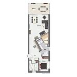 Grundriss - Promenadenvilla 03 Wohnung 06 - Top-Hundeurlaub
