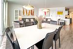 Wohnzimmer mit Blick in den Wohn- und Essbereich - Promenadenvilla 03 Wohnung 09 - Top-Hundeurlaub