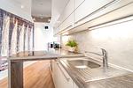Küche mit Backofen und Spülmaschine - Promenadenvilla 03 Wohnung 09 - Top-Hundeurlaub