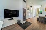 Wohnzimmer mit TV - Promenadenvilla 03 Wohnung 10 - Top-Hundeurlaub