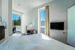 1. Schlafzimmer mit Doppelbett - Promenadenvilla 03 Wohnung 10 - Top-Hundeurlaub