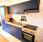 Küche / Küchenzeile - Fewo Seelenfrieden 5 - kleine Wohnung mit Terrasse - Top-Hundeurlaub