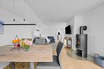 Wohnzimmer - Ferienwohnung Seeschwalbe Olpenitz - Top-Hundeurlaub