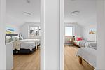 Schlafzimmer - Ferienwohnung Seeschwalbe Olpenitz - Top-Hundeurlaub
