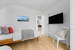 Schlafzimmer - Ferienwohnung Seeschwalbe Olpenitz - Top-Hundeurlaub