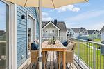 Terrasse - Ferienwohnung Seeschwalbe Olpenitz - Top-Hundeurlaub