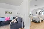 Wohnzimmer - Ferienwohnung Seeschwalbe Olpenitz - Top-Hundeurlaub