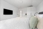 Bett - Ferienwohnung Seeschwalbe Olpenitz - Top-Hundeurlaub