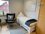 Schlafzimmer - 220 - Wohnung kleine Kajüte - Top-Hundeurlaub