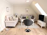 Wohnzimmer - Nordhedig 7, Whg. 7b - Top-Hundeurlaub
