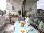 Balkon - Kjeirstr. 34, Whg. 08, Haus Atlanta - Top-Hundeurlaub