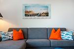 Wohnzimmer - Ferienwohnung Meereskieker Olpenitz - Top-Hundeurlaub