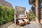 Gartenblick - Ferienwohnung Abendlicht Hörnum auf Sylt - Top-Hundeurlaub