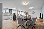 Wohnzimmer - Ferienwohnung Abendlicht Hörnum auf Sylt - Top-Hundeurlaub