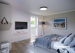 Schlafzimmer - WindStärke 7 - MeerWert - Top-Hundeurlaub