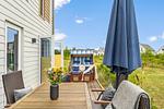 Terrasse - Ferienwohnung Rolli-Oase Olpenitz - Top-Hundeurlaub
