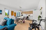 Wohnzimmer - Ferienwohnung Rolli-Oase Olpenitz - Top-Hundeurlaub