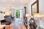 Wohnzimmer - Ferienwohnung Bernstein in der Villa Rex Sellin - Top-Hundeurlaub