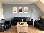 Wohnzimmer - Haus Ostsee - Meeresblick - Top-Hundeurlaub