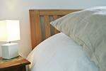 Schlafzimmer - Alter Konsumverein, App N° 3 - Top-Hundeurlaub