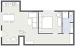Grundriss - Alter Konsumverein, App N° 3 - Top-Hundeurlaub