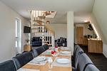 Wohnzimmer - Strandoase 5 - Penthouse (Seeblick) - Top-Hundeurlaub
