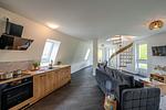 Küche / Küchenzeile - Strandoase 5 - Penthouse (Seeblick) - Top-Hundeurlaub