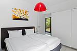 Schlafzimmer mit Doppelbett im usollo15, Lotsenstieg 15 in Karlshagen - Ostseeland Lotsenstieg 15 - Top-Hundeurlaub
