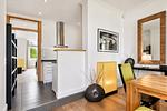 Wohnzimmer - Ferienwohnung Muschel in der Villa Rex Sellin - Top-Hundeurlaub