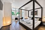 Schlafzimmer - Ferienwohnung Muschel in der Villa Rex Sellin - Top-Hundeurlaub