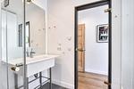 Badezimmer - Ferienwohnung Muschel in der Villa Rex Sellin - Top-Hundeurlaub