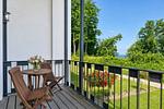 Terrasse - Ferienwohnung Muschel in der Villa Rex Sellin - Top-Hundeurlaub