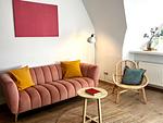 Wohnzimmer - Alter Konsumverein, App N° 8 - Top-Hundeurlaub